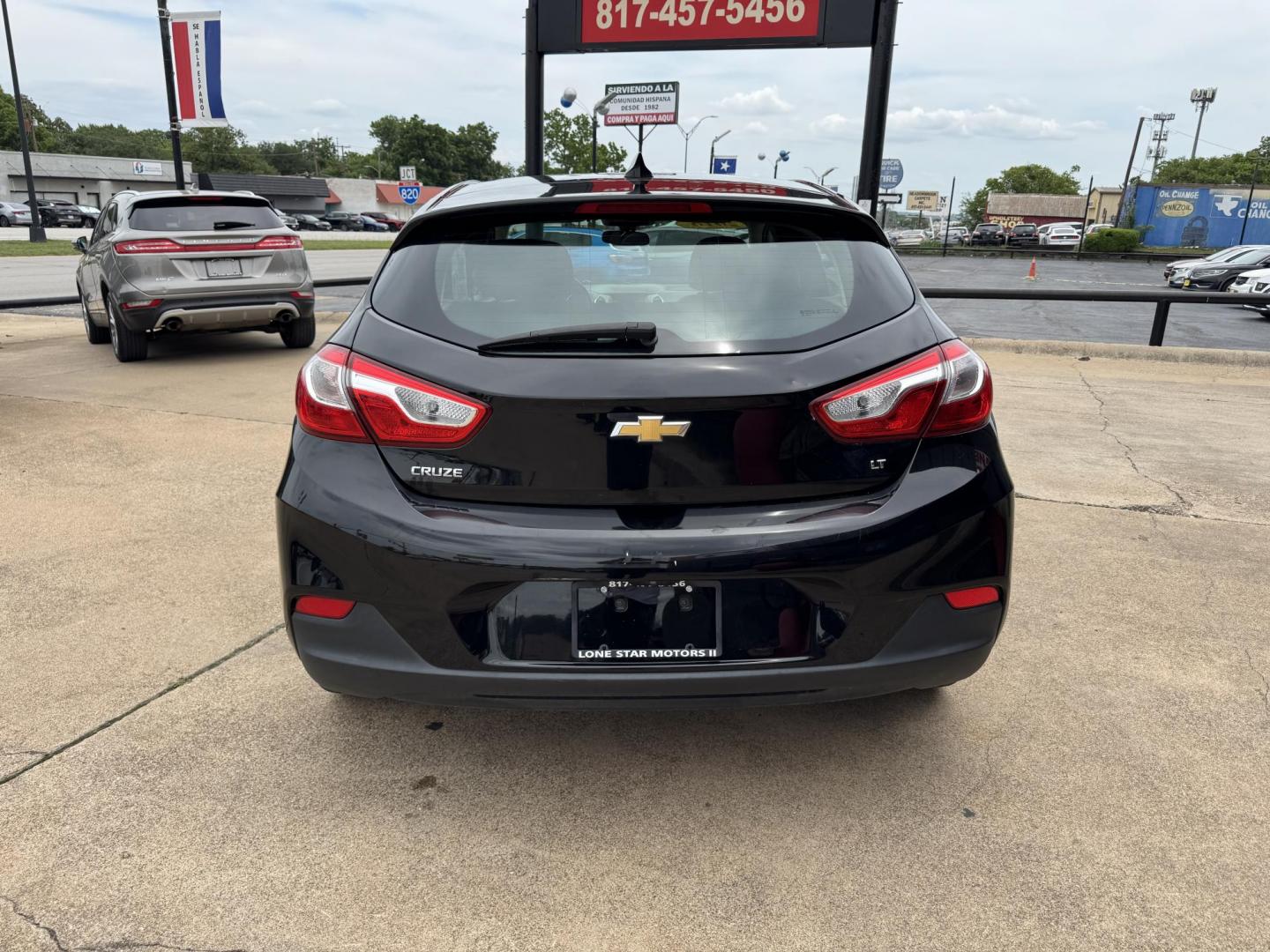 2018 BLACK CHEVROLET CRUZE LT (3G1BE6SMXJS) , located at 5900 E. Lancaster Ave., Fort Worth, TX, 76112, (817) 457-5456, 0.000000, 0.000000 - Photo#4