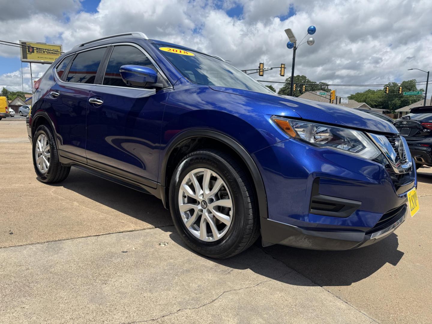 2018 BLUE NISSAN ROGUE S; SL; SV (KNMAT2MT2JP) , located at 5900 E. Lancaster Ave., Fort Worth, TX, 76112, (817) 457-5456, 0.000000, 0.000000 - Photo#2