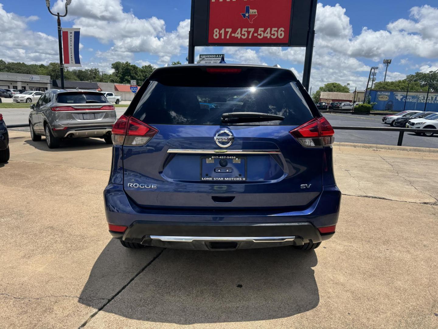 2018 BLUE NISSAN ROGUE S; SL; SV (KNMAT2MT2JP) , located at 5900 E. Lancaster Ave., Fort Worth, TX, 76112, (817) 457-5456, 0.000000, 0.000000 - Photo#4