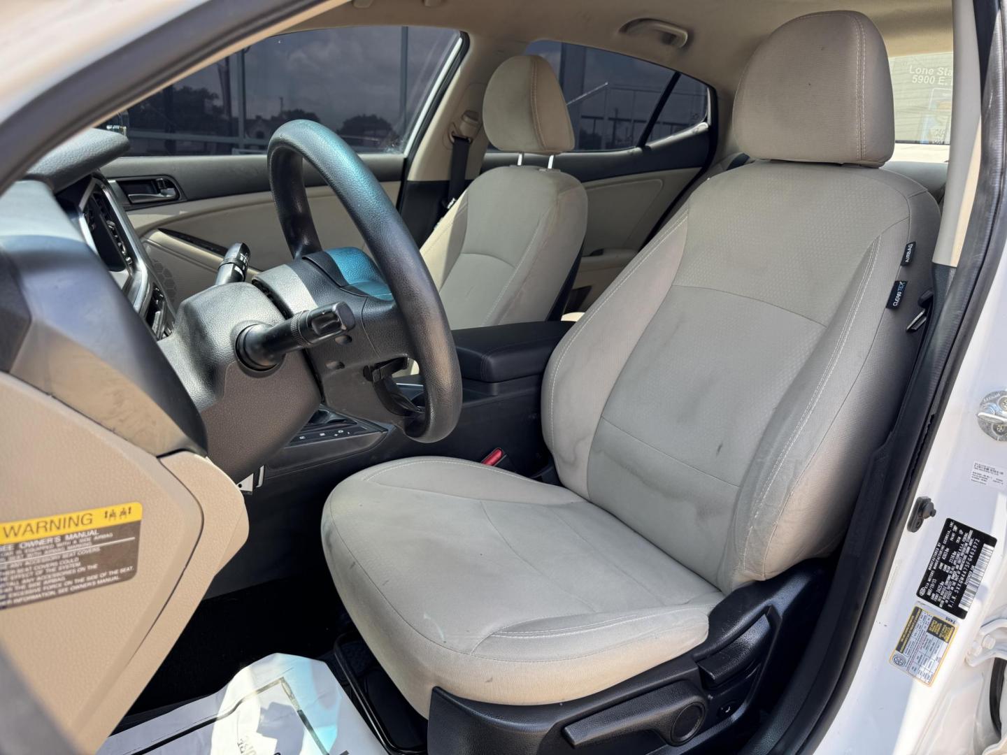 2015 WHITE KIA OPTIMA LX (5XXGM4A75FG) , located at 5900 E. Lancaster Ave., Fort Worth, TX, 76112, (817) 457-5456, 0.000000, 0.000000- Photo#10