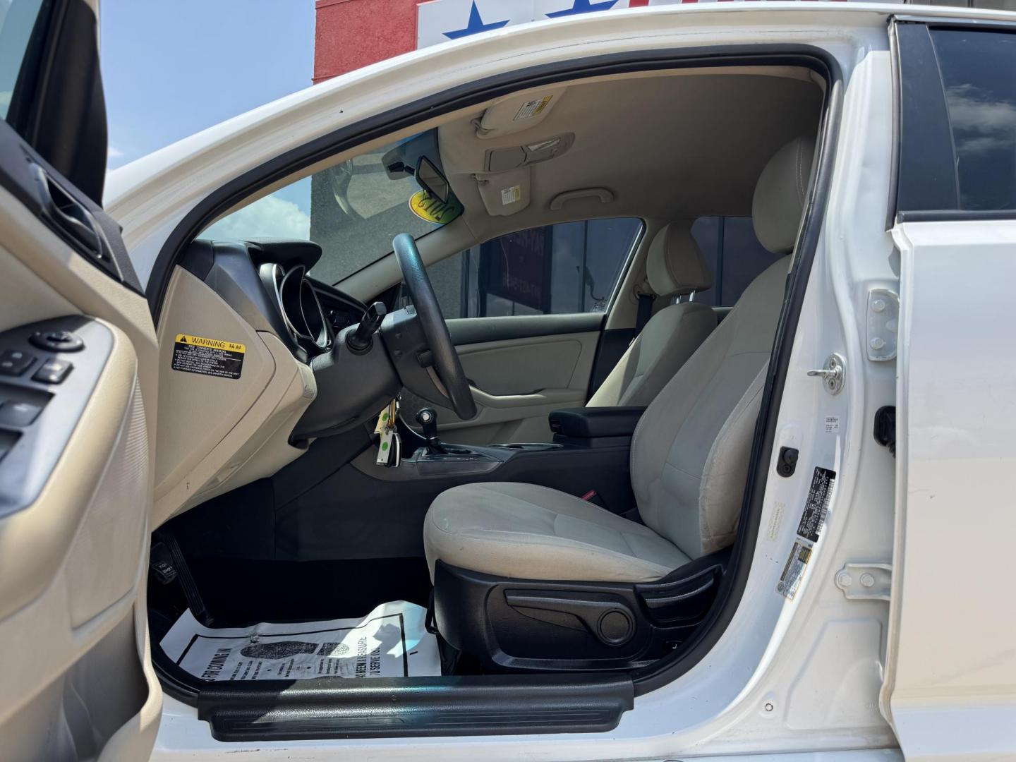 2015 WHITE KIA OPTIMA LX (5XXGM4A75FG) , located at 5900 E. Lancaster Ave., Fort Worth, TX, 76112, (817) 457-5456, 0.000000, 0.000000- Photo#8