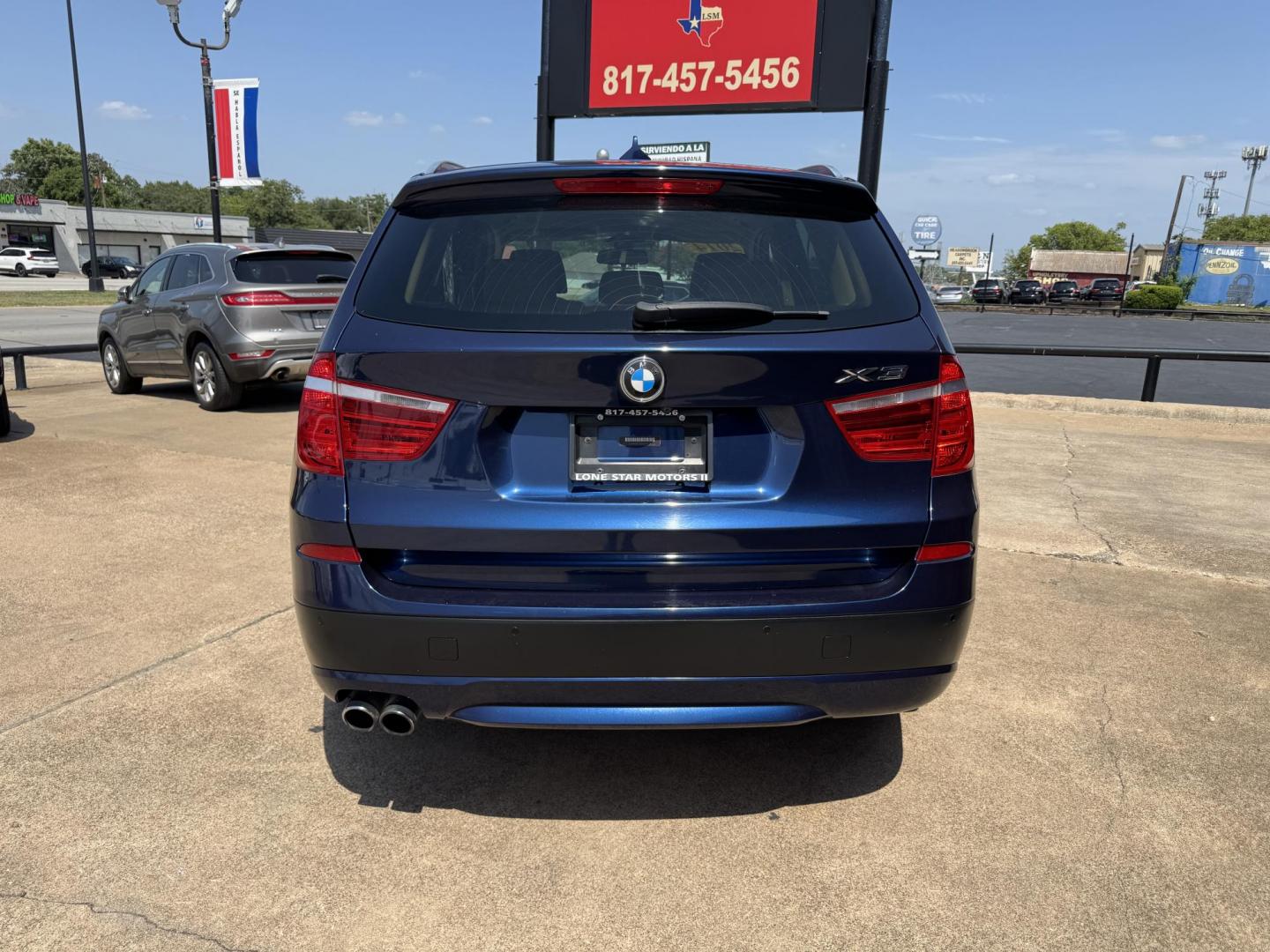 2014 BLUE BMW X3 XDRIVE28I (5UXWX9C50E0) , located at 5900 E. Lancaster Ave., Fort Worth, TX, 76112, (817) 457-5456, 0.000000, 0.000000 - Photo#4