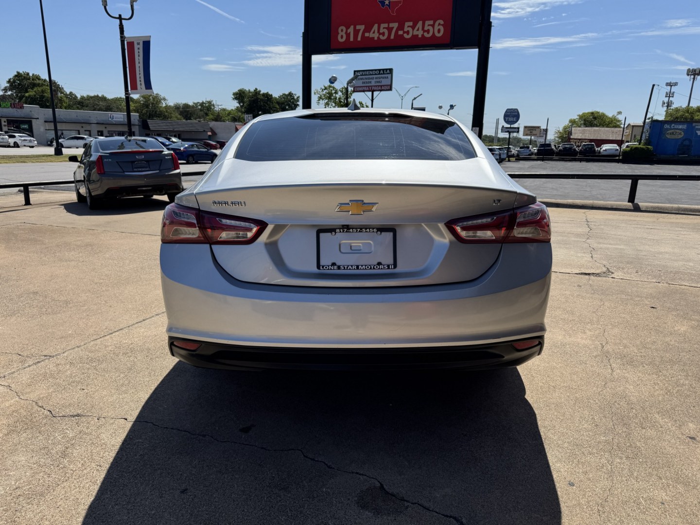 2020 SILVER CHEVROLET MALIBU LT (1LT) (1G1ZD5ST7LF) , located at 5900 E. Lancaster Ave., Fort Worth, TX, 76112, (817) 457-5456, 0.000000, 0.000000- Photo#4