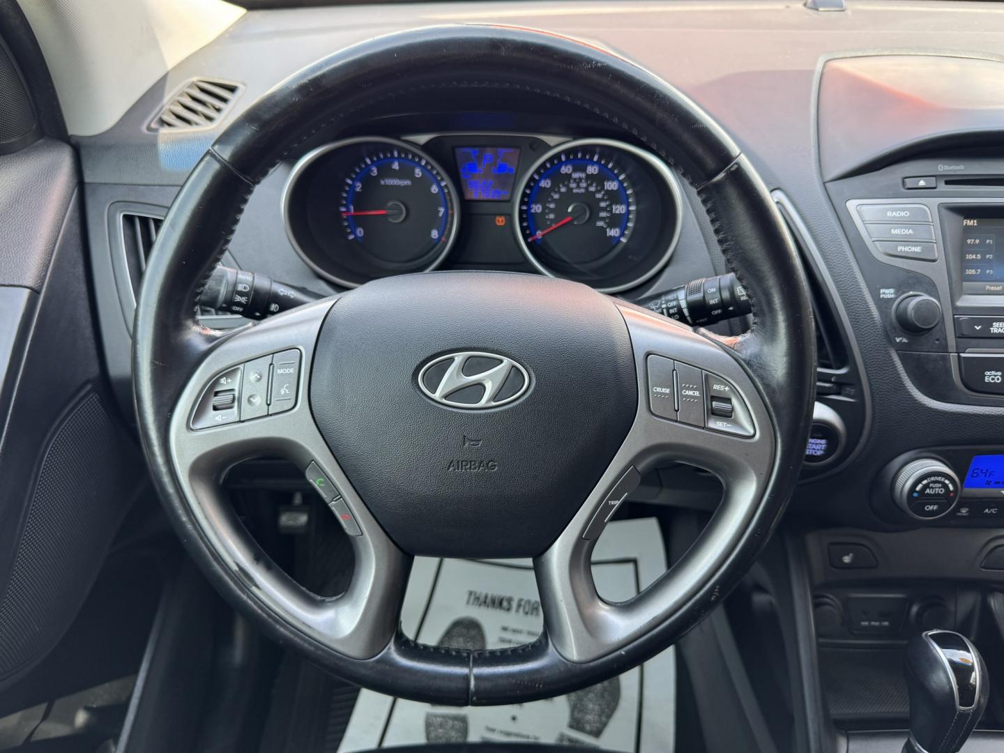 2014 BLACK HYUNDAI TUCSON LIMITED; SE (KM8JU3AG3EU) , located at 5900 E. Lancaster Ave., Fort Worth, TX, 76112, (817) 457-5456, 0.000000, 0.000000- Photo#21