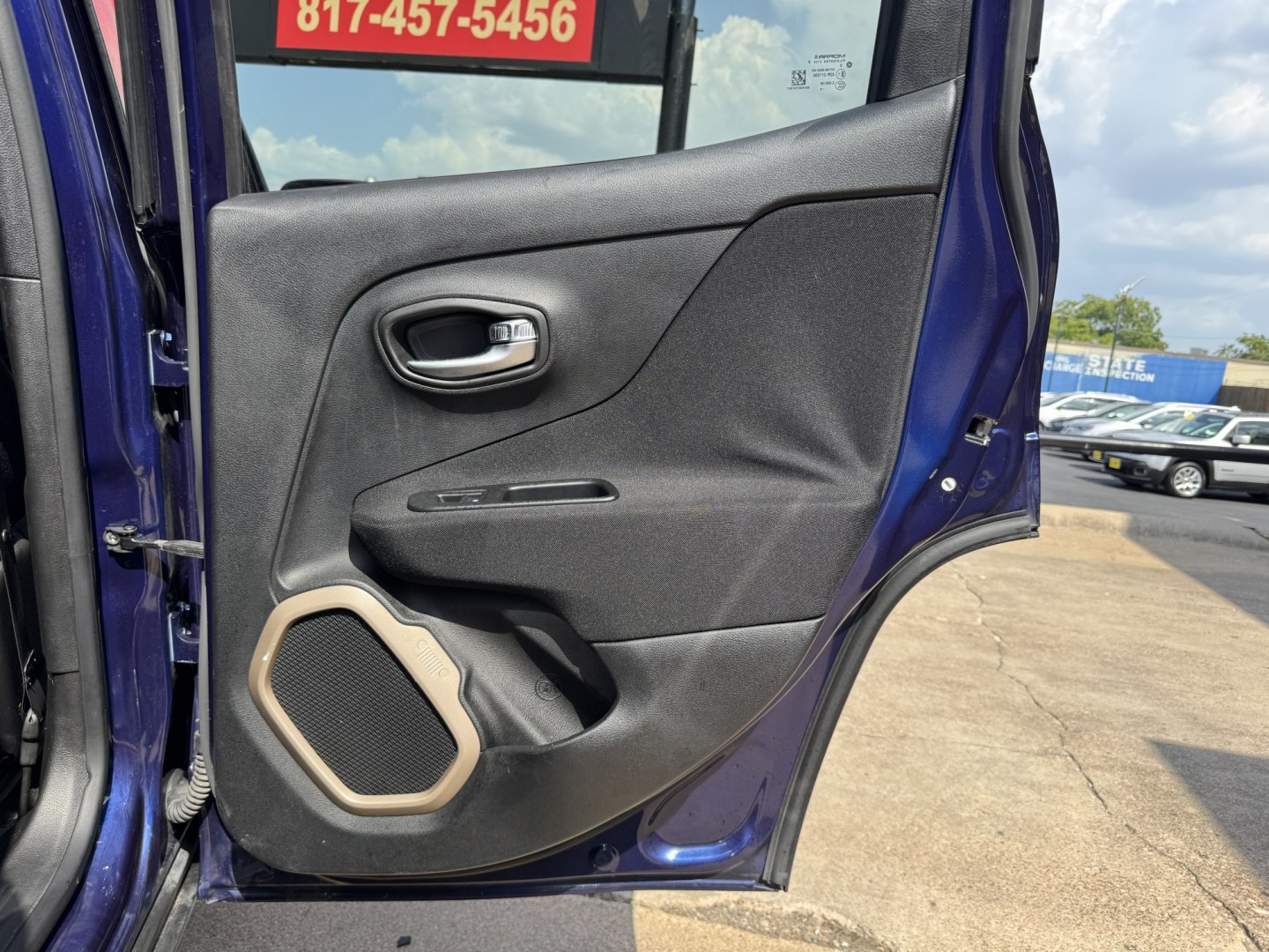 2016 BLUE JEEP RENEGADE SPORT (ZACCJBAT4GP) , located at 5900 E. Lancaster Ave., Fort Worth, TX, 76112, (817) 457-5456, 0.000000, 0.000000- Photo#13