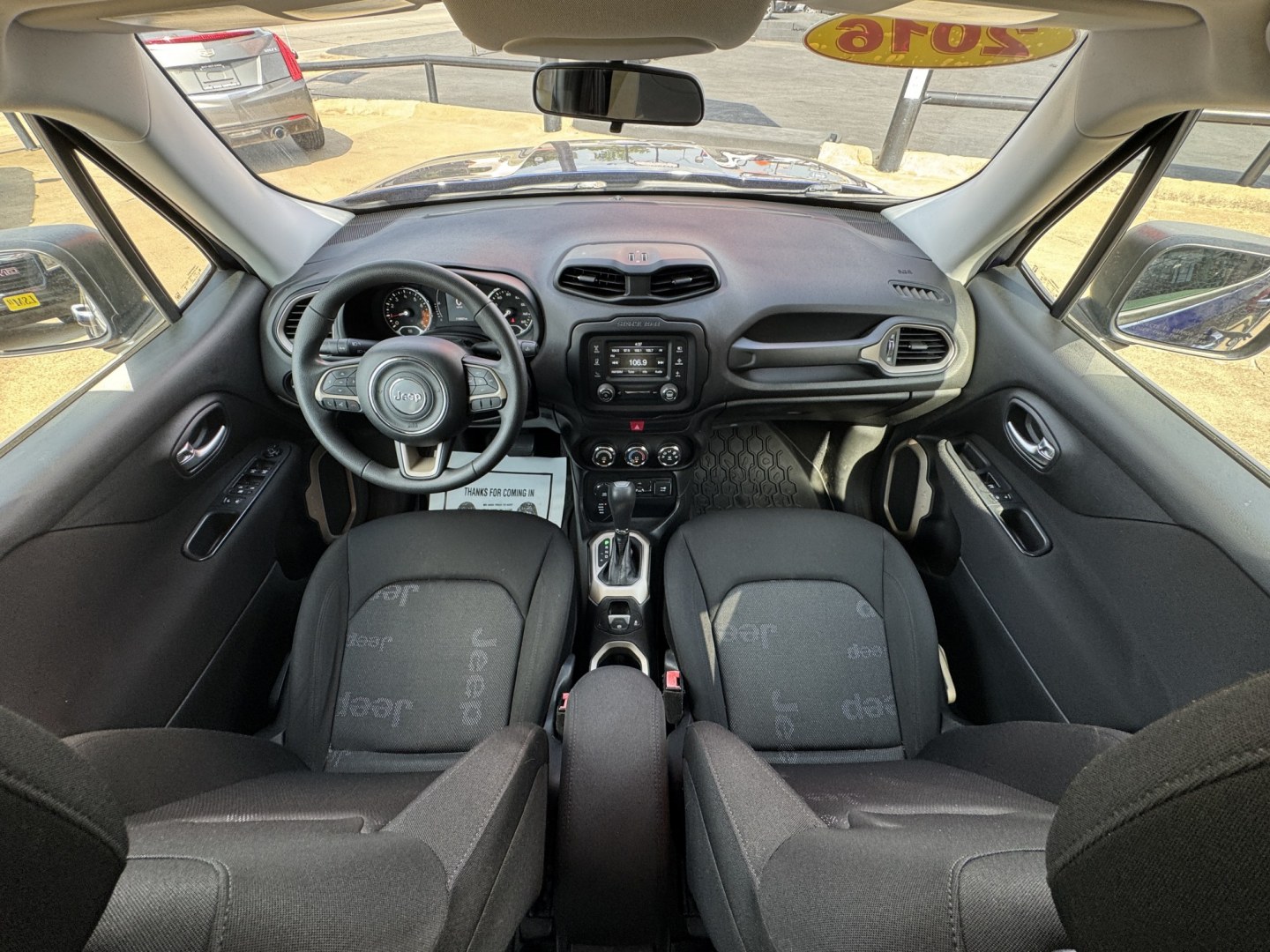 2016 BLUE JEEP RENEGADE SPORT (ZACCJBAT4GP) , located at 5900 E. Lancaster Ave., Fort Worth, TX, 76112, (817) 457-5456, 0.000000, 0.000000- Photo#18