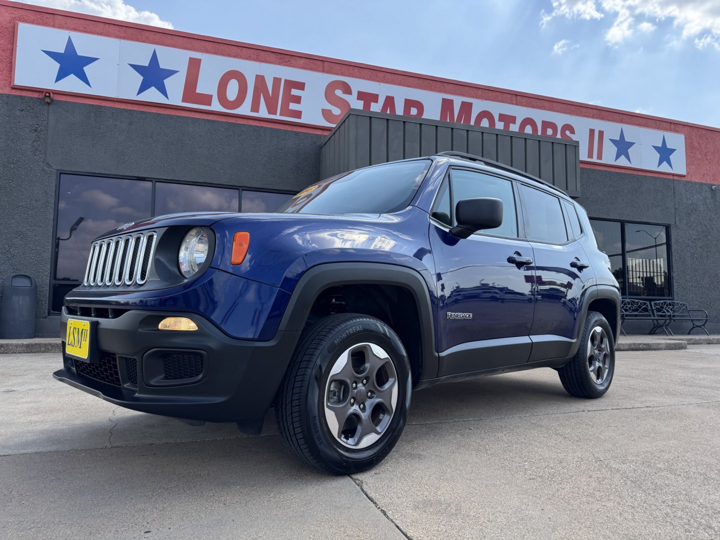 2016 BLUE JEEP RENEGADE SPORT (ZACCJBAT4GP) , located at 5900 E. Lancaster Ave., Fort Worth, TX, 76112, (817) 457-5456, 0.000000, 0.000000- Photo#0