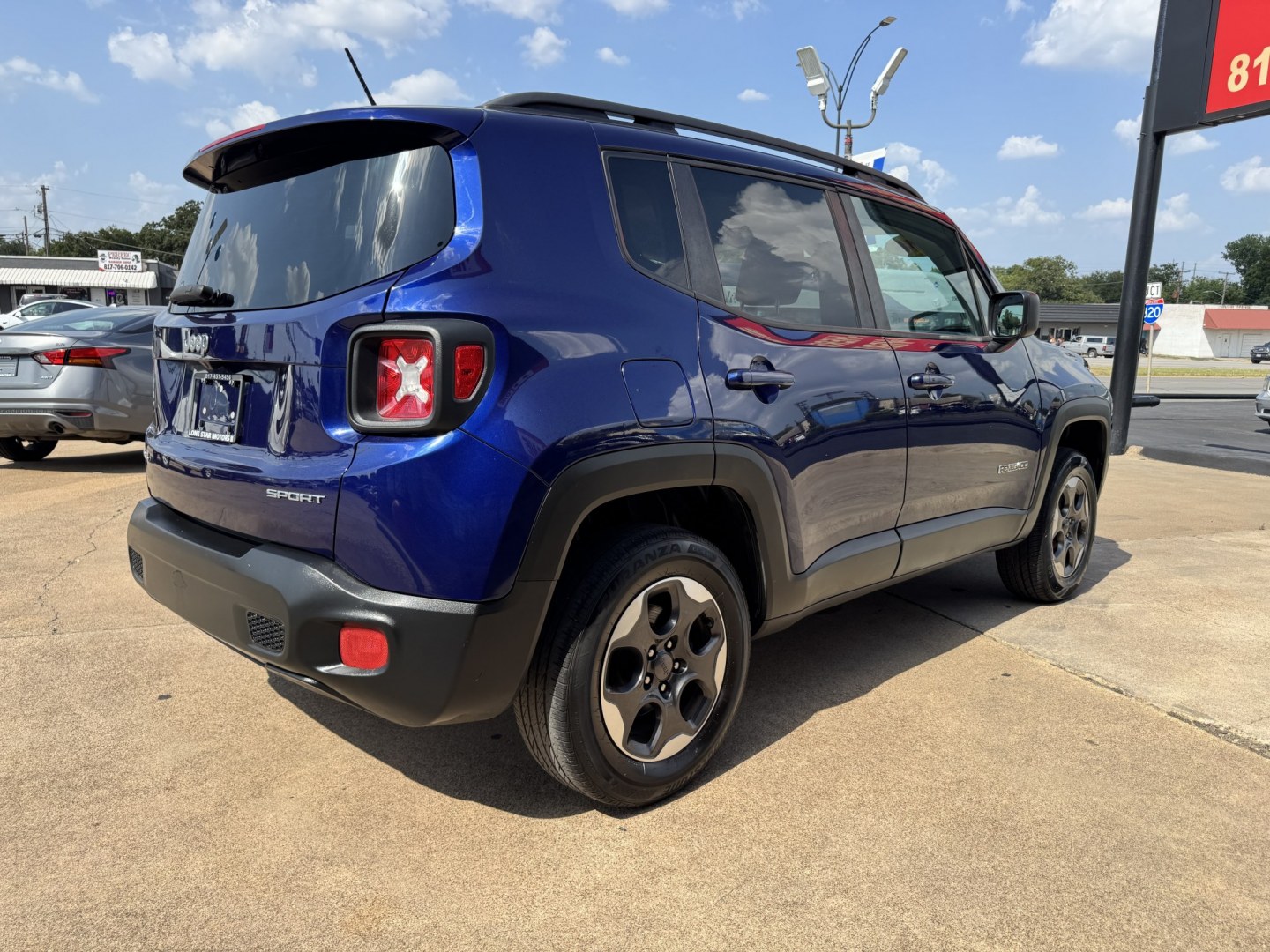 2016 BLUE JEEP RENEGADE SPORT (ZACCJBAT4GP) , located at 5900 E. Lancaster Ave., Fort Worth, TX, 76112, (817) 457-5456, 0.000000, 0.000000- Photo#3