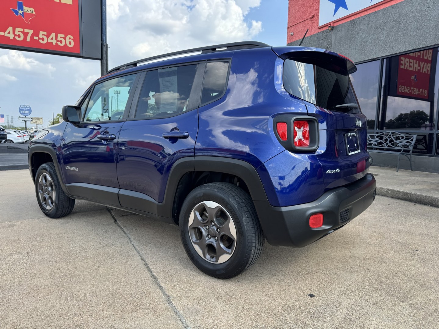 2016 BLUE JEEP RENEGADE SPORT (ZACCJBAT4GP) , located at 5900 E. Lancaster Ave., Fort Worth, TX, 76112, (817) 457-5456, 0.000000, 0.000000- Photo#6